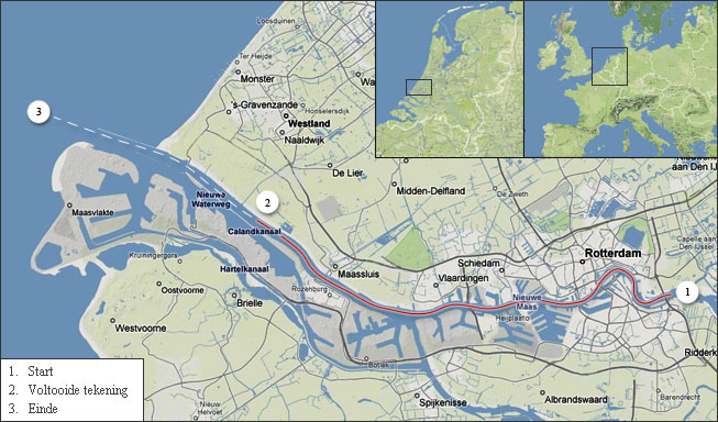 Panorama Rotterdam - Traject